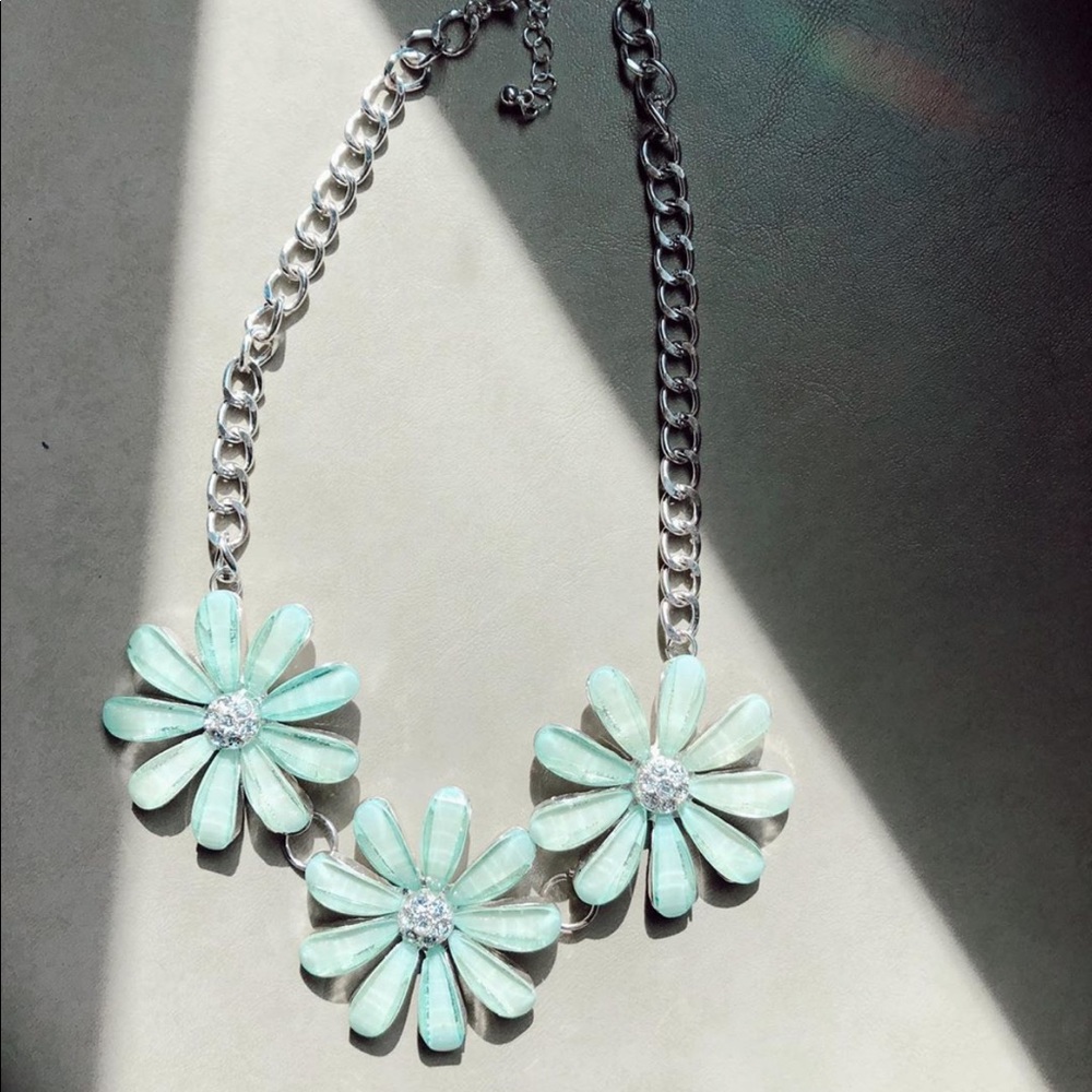Teal Statement Necklace!